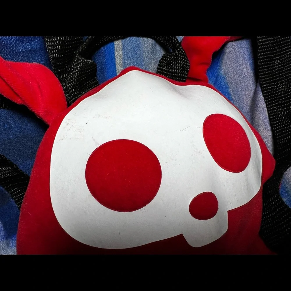 Red Dax Skelanimals Backpack RARE - Picture 3 of 16